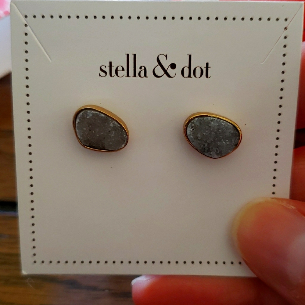 Stella & Dot Druzy Studs